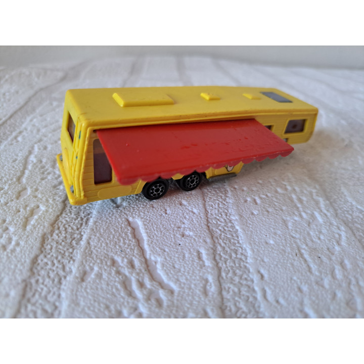 Caravan trailer Pinder circus 1:60 Majorette 313 - modelauto