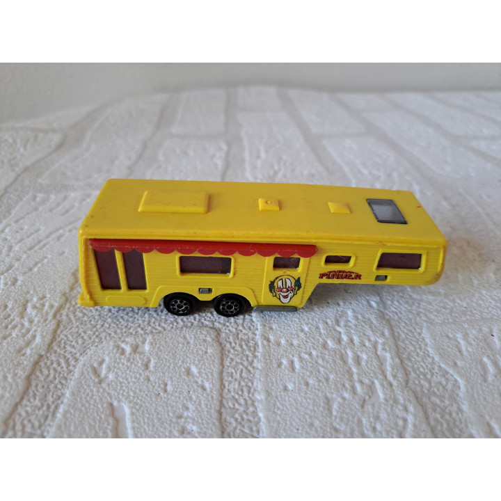 Caravan trailer Pinder circus 1:60 Majorette 313 - modelauto