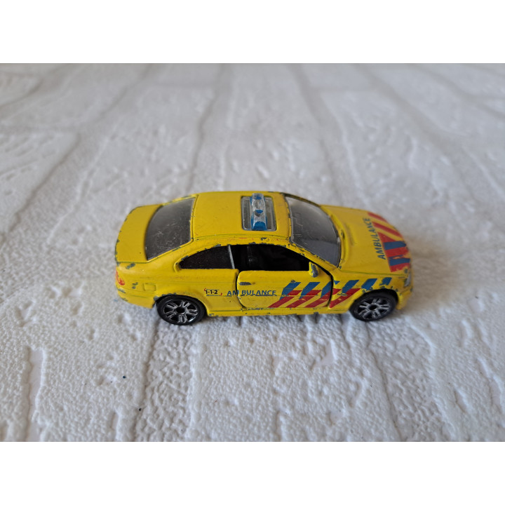 Bmw M3 Nederlandse ambulance 1:59 Majorette 257C - modelauto