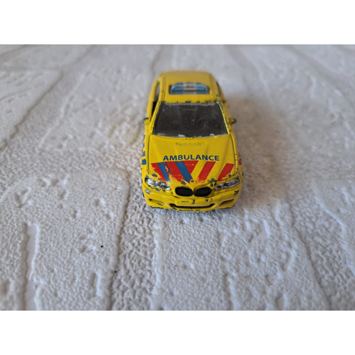 Bmw M3 Nederlandse ambulance 1:59 Majorette 257C - modelauto