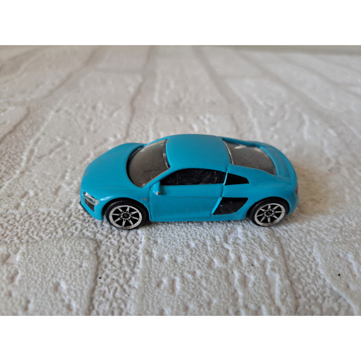 Audi R8 1:58 Majorette 237F blauw