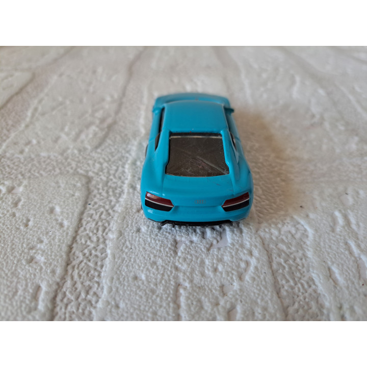 Audi R8 1:58 Majorette 237F blauw - modelauto