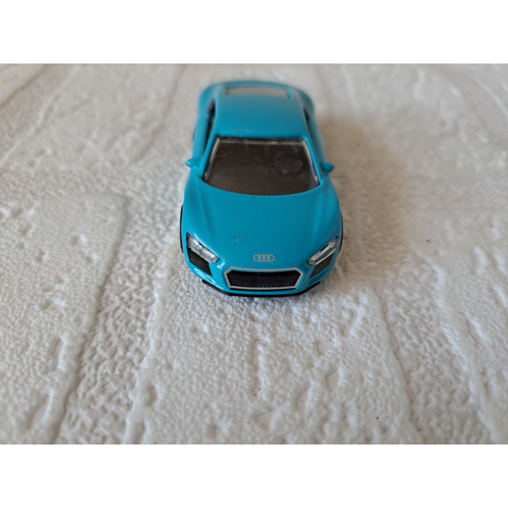 Audi R8 1:58 Majorette 237F blauw - modelauto