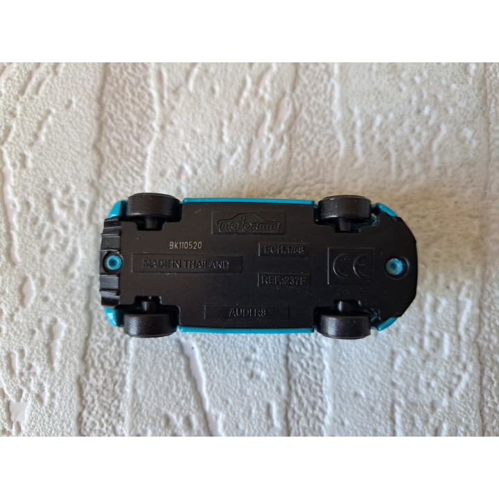 Audi R8 1:58 Majorette 237F blauw - modelauto