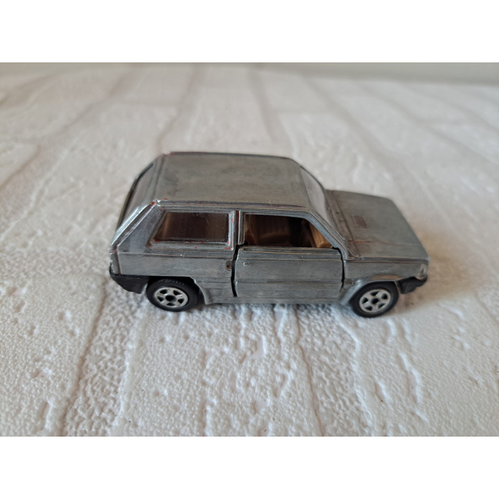 Fiat Panda 30 1:43 Hot Wheels Mattel A125 Bare Metal Custom