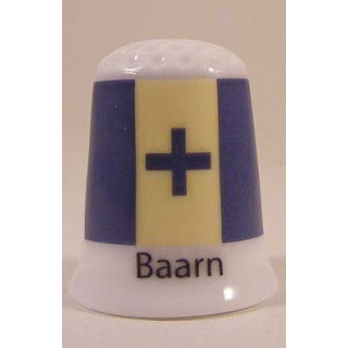 Stad en gemeente vlag van Baarn vingerhoedje