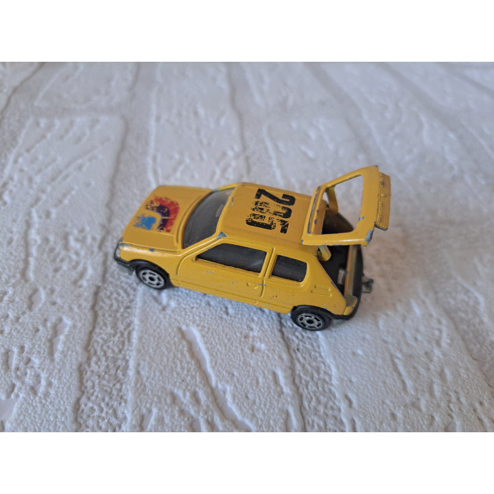 Peugeot 205 GTI 1:53 Majorette 281 donkergeel - modelauto