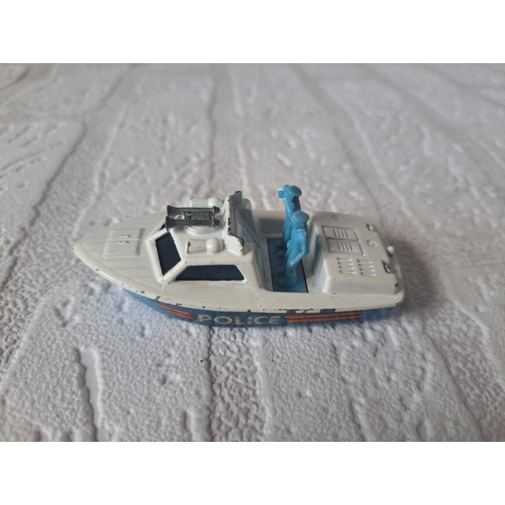 Politie boot Police Launch 1:96 Matchbox MB113 (1)
