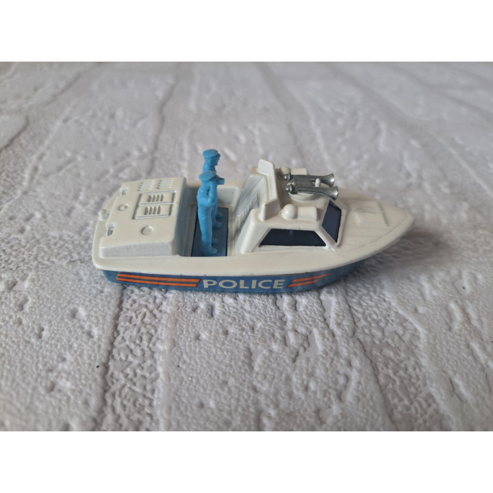 Politie boot Police Launch 1:96 Matchbox MB113 (2) - modelauto