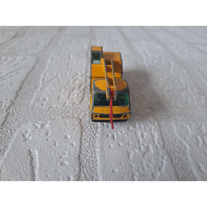 Dodge kraanwagen 1:86 Matchbox mb63 rood haak - modelauto