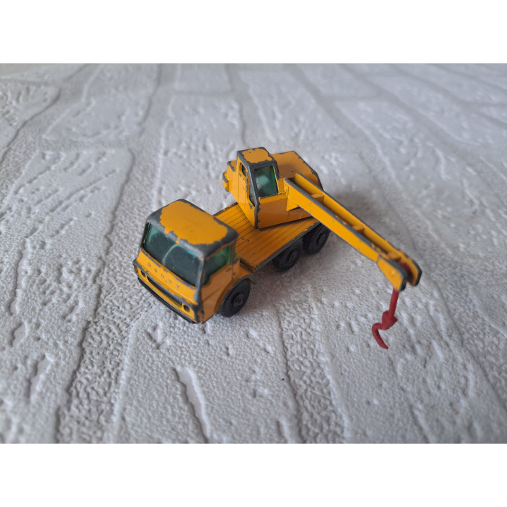 Dodge kraanwagen 1:86 Matchbox mb63 rood haak - modelauto