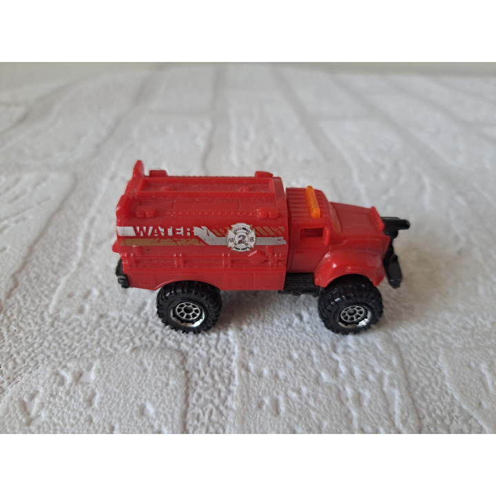 Brandweerauto Flame Smasher Matchbox MB866 7x3x3cm - modelauto