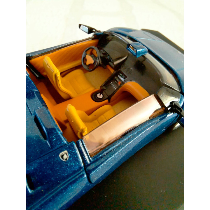 Lamborghini Diablo Roadster 1:43 Detailcars donkerblauw