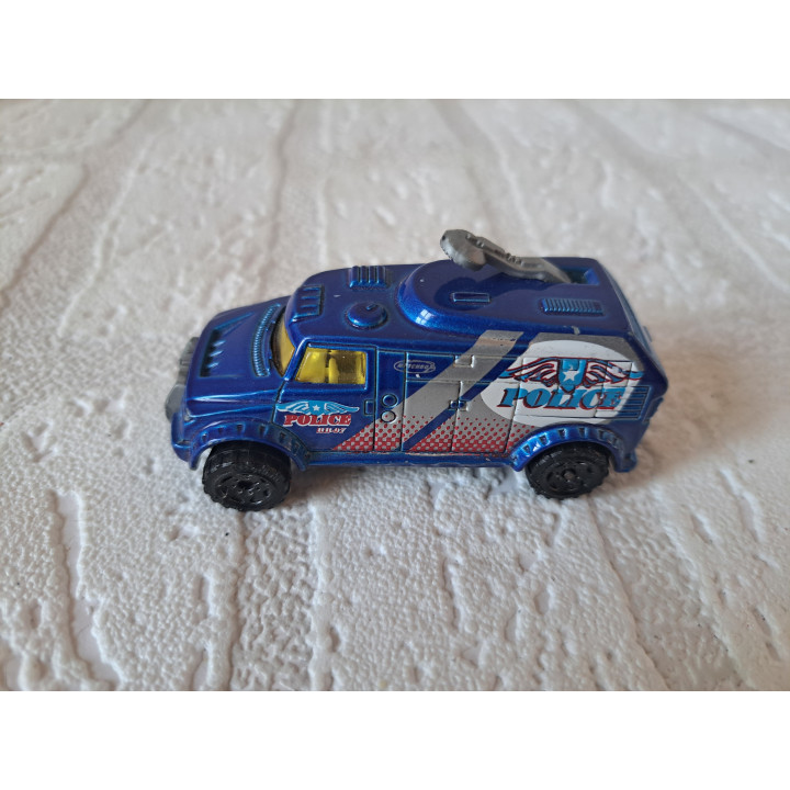 Robot politie auto Matchbox MB512 7x3x3.5cm - modelauto