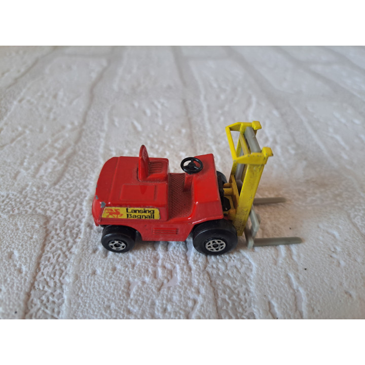 Heftruck 1:62 Matchbox Superfast MB15 7x3x3.5cm - modelauto