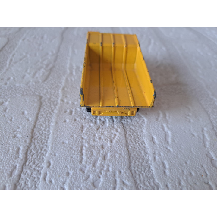 Faun Quarry kiepwagen 1:140 Matchbox MB58 geel - modelauto Faun Quarry kiepwagen 1:140 Matchbox MB58 geel - modelauto