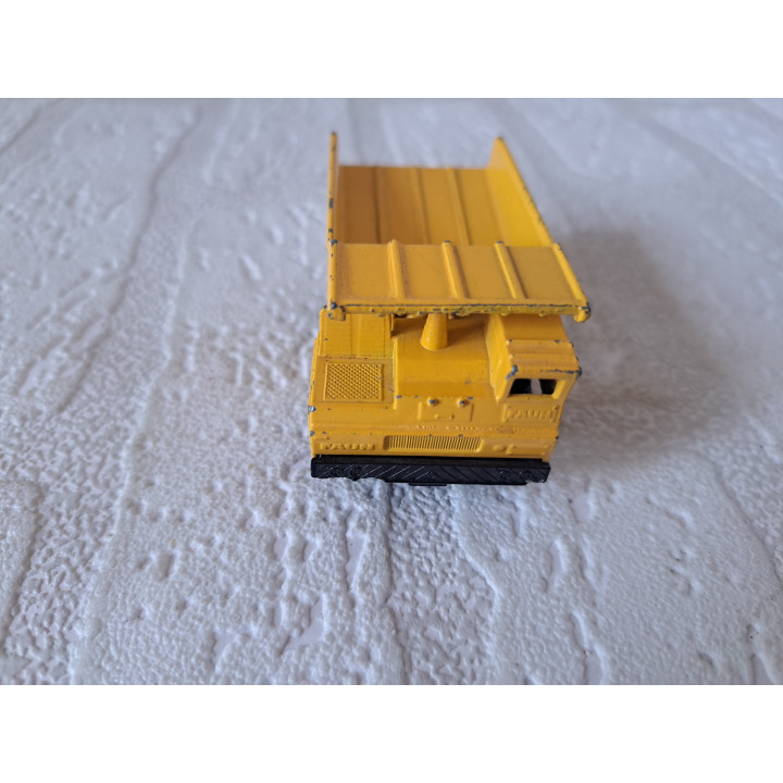 Faun Quarry kiepwagen 1:140 Matchbox MB58 geel - modelauto Faun Quarry kiepwagen 1:140 Matchbox MB58 geel - modelauto
