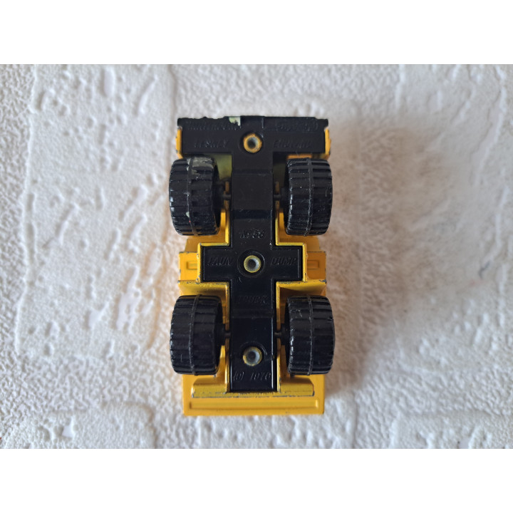 Faun Quarry kiepwagen 1:140 Matchbox MB58 geel - modelauto Faun Quarry kiepwagen 1:140 Matchbox MB58 geel - modelauto