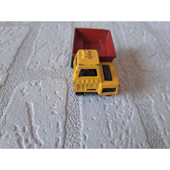 Kiepwagen Site dumper Matchbox MB26 6x3.5x3.5 rood-geel (2) - modelauto