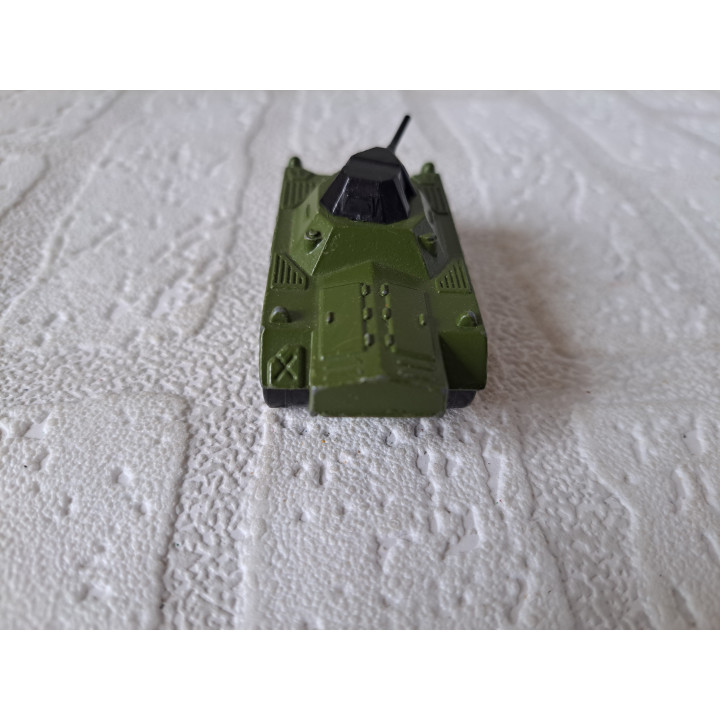 Daimler Ferret pantserwagen 1:52 Matchbox MB73 donkergroen - modelauto Daimler Ferret pantserwagen 1:52 Matchbox MB73 donkergroen - modelauto