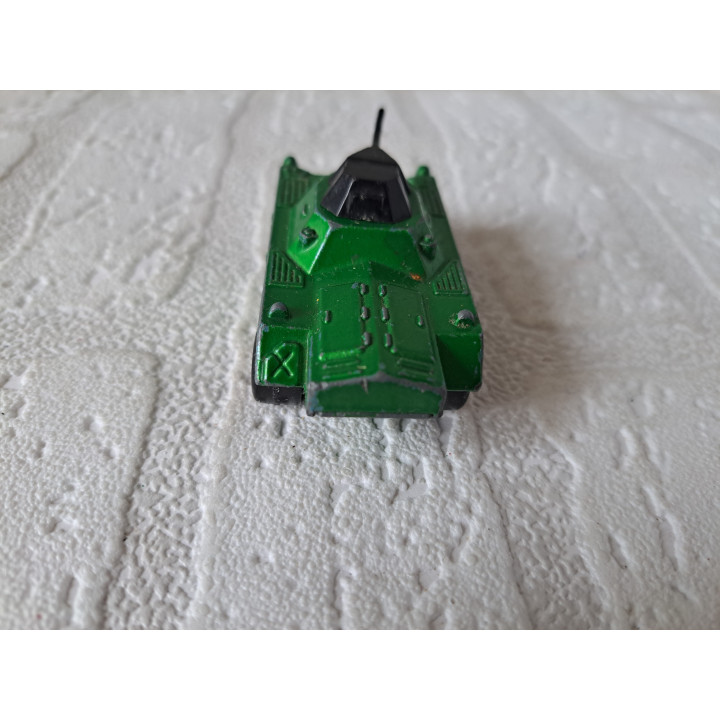 Daimler Ferret pantserwagen 1:52 Matchbox MB73 lichgroen - modelauto Daimler Ferret pantserwagen 1:52 Matchbox MB73 lichgroen - modelauto