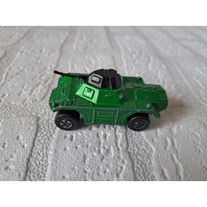 Daimler Ferret pantserwagen 1:52 Matchbox MB73 lichgroen Daimler Ferret pantserwagen 1:52 Matchbox MB73 lichgroen