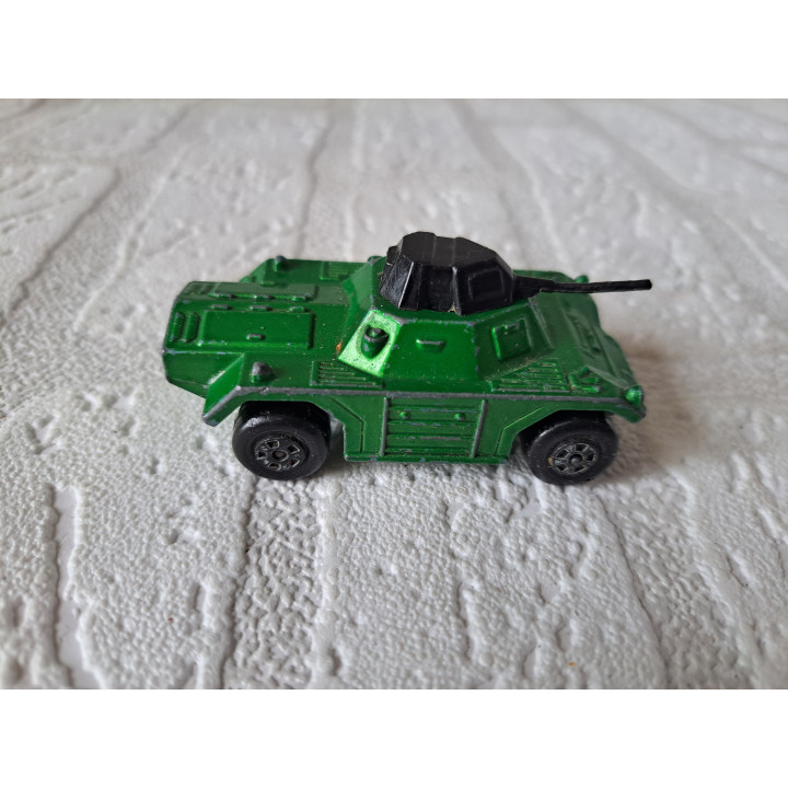 Daimler Ferret pantserwagen 1:52 Matchbox MB73 lichgroen - modelauto Daimler Ferret pantserwagen 1:52 Matchbox MB73 lichgroen - modelauto