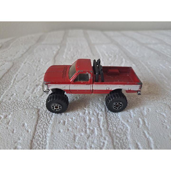 Ford F 150 4x4 1:70 Matchbox MB248 rood