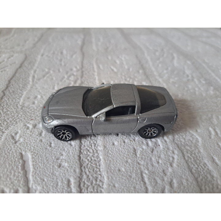 Chevrolet Corvette C6 1:60 Matchbox MB630 zilverkleurig