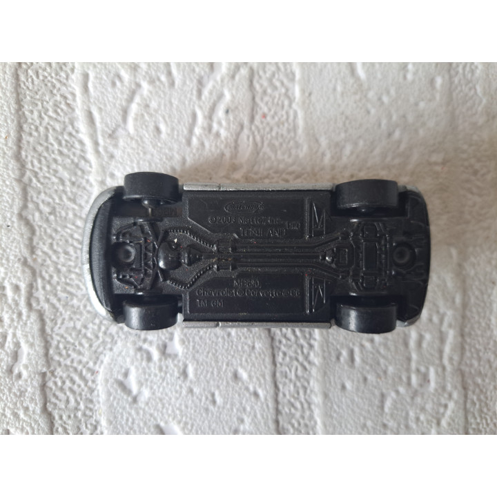 Chevrolet Corvette C6 1:60 Matchbox MB630 zilverkleurig- modelauto