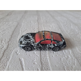 Nissan 300ZX 1990 Matchbox MB219 zwart 7x3x2cm