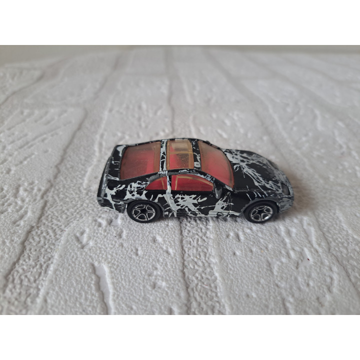 Nissan 300ZX 1990 Matchbox MB219 zwart 7x3x2cm - modelauto