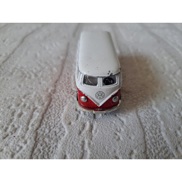 Volkswagen Combi bus Love and Peace 1:64 Kinsmart - modelauto