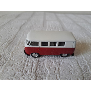 Volkswagen combi bus met terugtrekmotor 1:60 Welly
