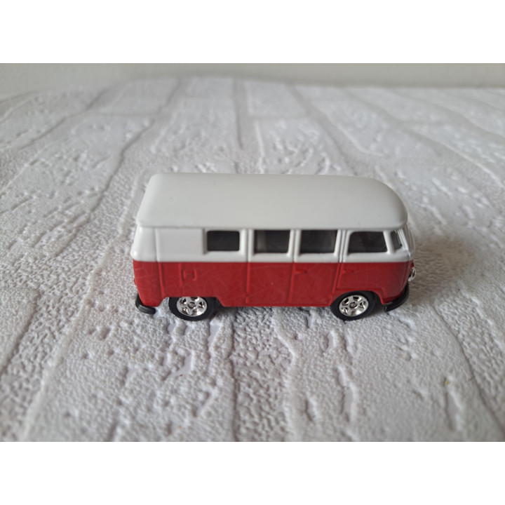 Volkswagen combi bus met krakelee verf 1:60 Welly - modelauto