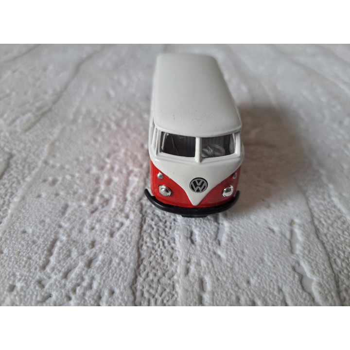 Volkswagen combi bus met krakelee verf 1:60 Welly - modelauto