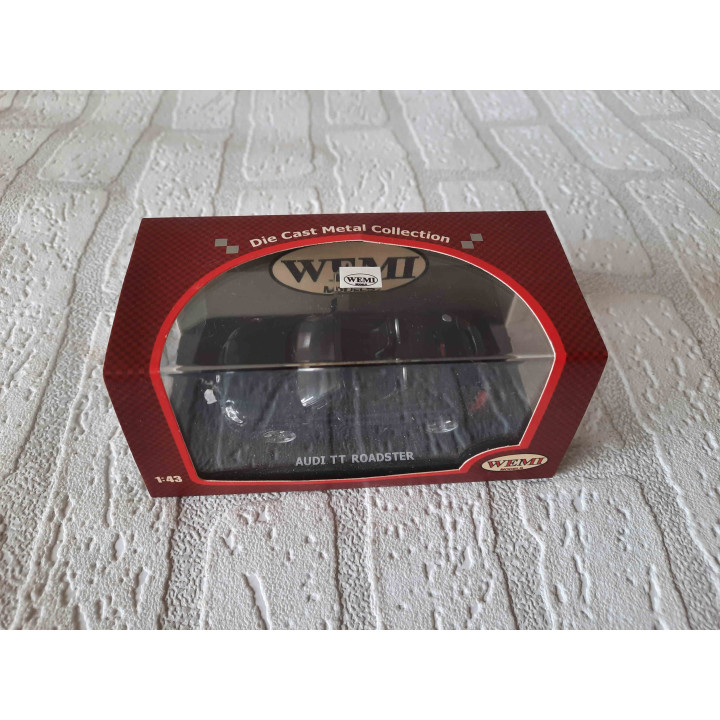 Audi TT roadster 1:43 Wemi donkerblauw
