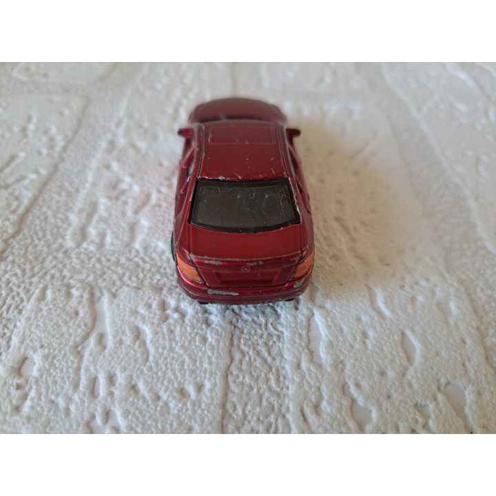 Mercedes C class Dickie 7.5x3x2.5cm paarsrood - modelauto
