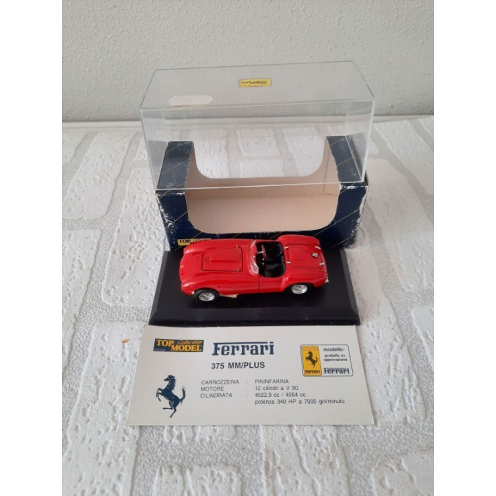 Ferrari 375 MM plus 1954 1:43 Top model collection rood