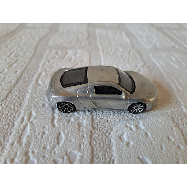 Audi R8 1:58 Majorette 237F Verf verwijderd - modelauto