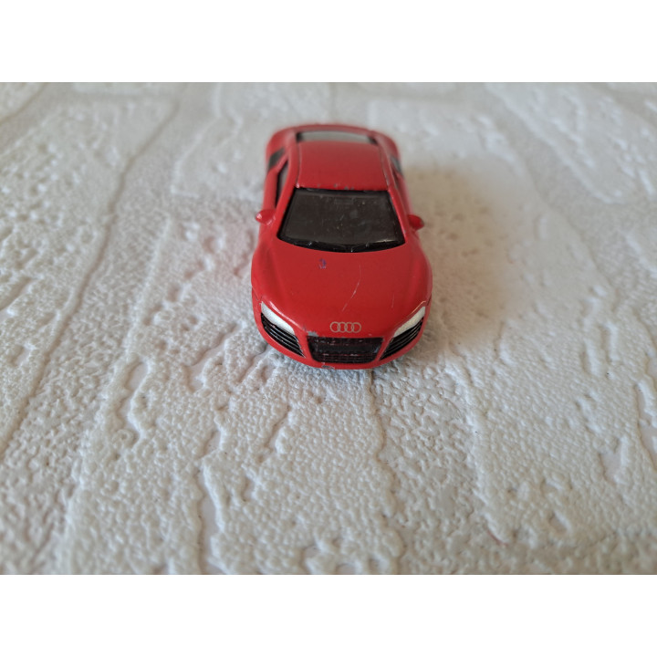Audi R8 Dickie 7x3x2cm rood - modelauto