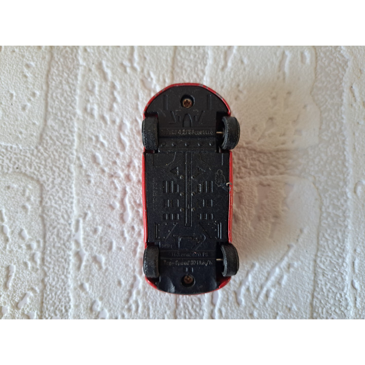 Audi R8 Dickie 7x3x2cm rood - modelauto