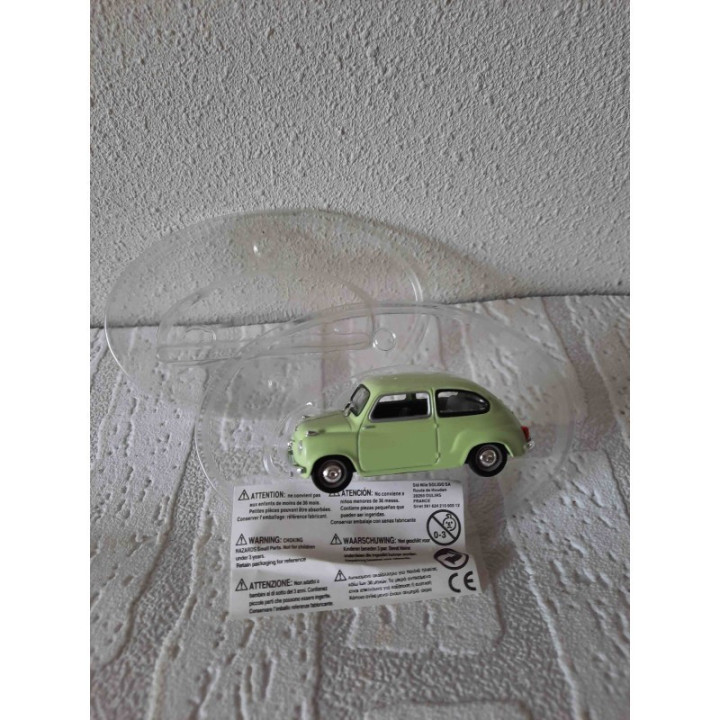 Fiat 600 Seat 1958 1:43 Solido groengeel