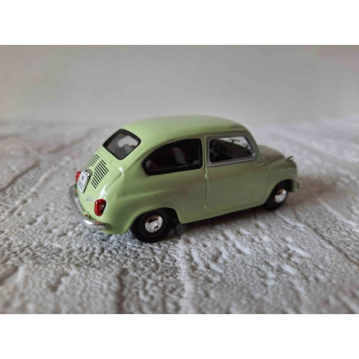 Fiat 600 Seat 1958 1:43 Solido groengeel