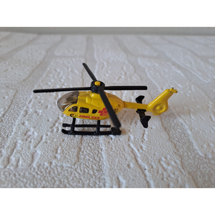 Ambulance hulpdienst Helicopter Siku 0856 8x2.5x3.5cm