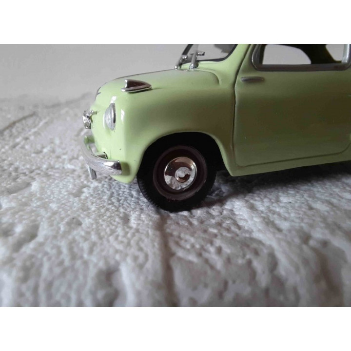 Fiat 600 Seat 1958 1:43 Solido groengeel