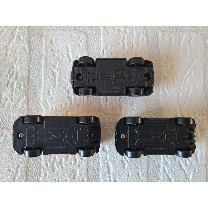 Set autos DK-Suv en DK-GT Dickie 6.5x3x2.5cm - Verzamelmodelauto