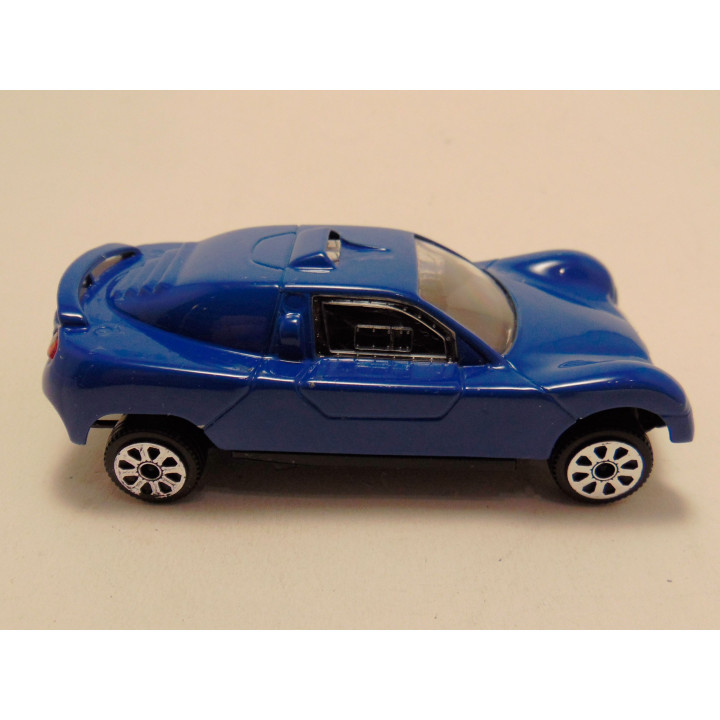 Renault Megane Schlesser 1:43 Bburago blauw