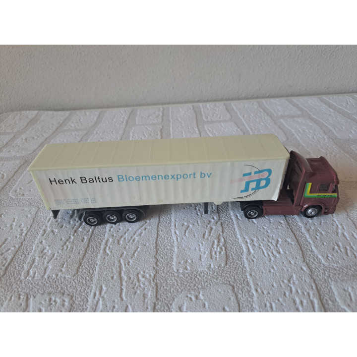 Mercedes SK 1850 vrachtwagen Henk Baltus Kentoys 23.5x3.5x6cm - modelauto