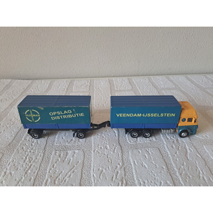 Mercedes SK 1850 vrachtwagen Huisman Kentoys 25x3.5x6cm - modelauto